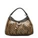 Gucci Bags | Gucci Gg Crystal Abbey Handbag 327786 Brown Pvc Leather Women's Gucci | Color: Brown | Size: Os