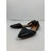 Madewell Shoes | Madewell Women's The Nelda D'orsay Flat Leather Open Toe Slip On Size 8.5 | Color: Black/Brown | Size: 8.5