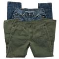 Levi's Jeans | Levi Stratus Men Zip Fly 514s - Olive Green & Stonewashed Blue Denim Jeans 32x30 | Color: Blue/Green | Size: 32