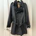 Zara Jackets & Coats | Men’s Zara Belted Double Breasted Coat Size M | Color: Black/Gray | Size: M
