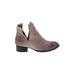 Jeffrey Campbell Ankle Boots: Gray Print Shoes - Women's Size 8 - Almond Toe