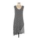 Design History Casual Dress - Shift Scoop Neck Sleeveless: Gray Dresses - Women's Size Large