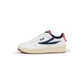 FILA Herren SEVARO Sneaker, White Navy Red, 42 EU