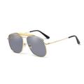 HPIRME Retro Sunglasses Men Women Shades UV400 Vintage Glasses,C4 gold gray,one size