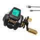 ZPLuz Fishing Reel,Baitcasting Reels, Rechargeable 6.3:1 Digital Line Counter Baitcast Reel Magnetic Large Display Bite Alarm right hand