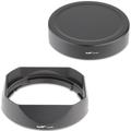 Metal Square Lens Hood for Fujifilm xf 33mm F1.4 R LM WR Lens,Fujinon XF 23mm f/1.4 R LM WR Lens With metal Lens Cap Kit