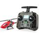 OMPHOBBY M1 EVO RTF Helicopter, Dual Brushless Motors 6CH Direct-Drive Mini RC Helicopters for Adults, 3D Flight Heli with Pocket Remote Control, OMP M1 Upgraded Version Ready to Fly Red