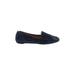 J.Crew Flats: Blue Shoes - Women's Size 7 1/2 - Almond Toe