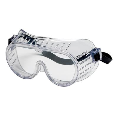 MCR Safety 22 Series Economy Safety Goggles Uncoated Lens Adjustable Rubber Strap is Latex Free Clear One Size 2220R