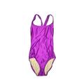 Speedo One Piece Swimsuit: Purple Solid Swimwear - Women's Size 8