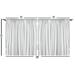 Ambesonne Curtains 2 Panel Set, Waves Sun Sakura Anchor, Pale Ruby & Cadet Blue Polyester in Brown | 63 H x 54 W in | Wayfair p_429445_108x63