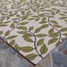 White 47 x 27 x 0.03 in Area Rug - Couristan Dolce Floral Ivory Olive Flatwoven Indoor Outdoor Area Rug Polypropylene | Wayfair 75120045023311T