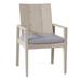 Summer Classics Ashland Patio Dining Armchair w/ Cushions Wood in Brown | 37.5 H x 23.62 W x 25.75 D in | Wayfair 289227+C7676343N