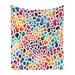 Wrought Studio™ Leopard Print Fleece Throw Blanket Modern Colorful Spots Multicolor, Polyester | 50" W x 70 " L | Wayfair