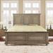 Alcott Hill® Brutton Solid Wood Panel Storage Bed Wood in Brown/Gray | 52.8 H x 65 W x 79 D in | Wayfair 1382F3D288BF40BF9373F564D18F032B