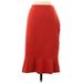 Anne Klein Casual Skirt: Red Solid Bottoms - Women's Size 5