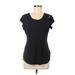 Reebok Active T-Shirt: Black Activewear - Women's Size Medium