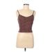 Gap Fit Active Tank Top: Brown Activewear - Women's Size Medium