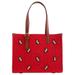 Small Rabbit T Monogram Embroide Tote