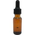 African Musk Scented Body Oil Fragrance [Glass Dropper Top - Brown Amber Glass - Green - 1/2 oz.]