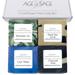 Age of Sage Natural SE33 Soap Set for Men - Handmade Moisturizing Artisan Soap Gift Set w/Essential Oil - 4pk Macho Scent: Charcoal Aloe Cool Water Dead Sea & Mountain Air