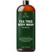INFINA ESSENTIALS Tea Tree SE33 Body Wash Men & Women - Invigorating Shower Gel Soap - Helps with Body Odor Soothes Itching Deep Cleansing Tea Tree Oil Body Wash - 16 fl oz