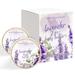 puresoak bath Lavender Body CM31 Butter Set Lavender Lotion For Women And Men Body Butter For Dry Skin Lavender Gift Set-Ideal for Body & Hands & Feet 2 x 3.6 oz