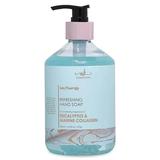 Manna Kadar Beauty Dead SE33 Sea Minerals Refreshing Hand Soap Eucalyptus & Marine Collagen - Clean Away Dirt Ultra-Moisturizing Lather Hands Feel Fresh