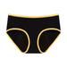 Bigersell Women s Briefs Clearance Womens Underwear Seamless Thong Panty Style P-1592 Nylon Period Panties Ladies Cotton Thongs Briefs Mid Waist Women s Briefs Yellow M