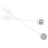 2 Pcs Baby Bottle Best Drill Bits for Stainless Steel Stuff for Babies Supple Baby Straws Chupetes One-piece Straws Soft Straws for Pacifiers Bottle Straw Steel Ball Feeding Bottle Silica Gel Toddler