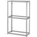 Nexel Industries 3 Tire Wide Span Storage Rack Gray - 48 x 48 x 84 in.