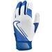 Nike Women s Hyperdiamond 2.0 Batting Gloves (White/White/Royal M)