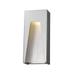 Z-Lite 561B Millenial 18 Tall Led Wall Sconce - Silver / Silver / Seedy Glass