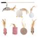 1 Set Pet Toys Mice Cat Toys Set Mouse Toys with Tails