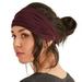 CHARM Maroon Japanese Bandana Headbands for Men and Women â€“ Comfortable Head Bands with Elastic Secure Snug Fit Ideal Runners Fitness Sports Football Tennis Stylish Lightweight M