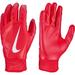 Nike Adult Alpha Huarache Edge Batting Gloves (University Red/White S)