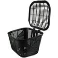 1 Set Kids Basket PP Bike Basket Detachable Storage Basket for Kids Black