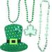 Necklace Sequins Bead Decor St Patricks Day Party for Women Favors 12 Pcs