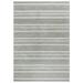 Alora DÃ©cor Stripe Casual Gray 8 6 x 11 6 Rolled Rug