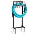 GARDGUARD Garden Hose Holder Freestanding Water Hose Holder Holds 150-feet Hose Detachable Metal Hose Hanger Heavy Duty Water Hose Holders for Outside Yard Lawn