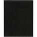 Nourison Modern Solid Indoor/Outdoor Area Rug 8 x 11 - Black