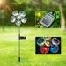 Surpdew Solar Outdoor Jellyfish Lights Colorful Fibre Net Red Lights Patio Balcony Garden Arrangement Ground Plug Lights Multicolor Free Size