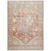 Safavieh Aria Nermira Vintage Oriental Medallion Rug Ivory/Rust 8 Square 8 Square 10 Square Indoor Living Room Patio Dining Room Taupe Square