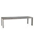Pemberly Row Contemporary Wood Patio Dining Table in Natural