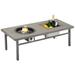 Aluminum Outdoor Coffee Dining Patio Firepit Table Propane Gas Fire Pit Table With Stainless Steel Ice Tub