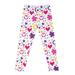 Lovskoo 3-8Y Leggings for Kids Girls Baby and Toddler Girls Clothes Printed Thin Stretch Pants Children Trousers for School Wearing White