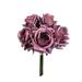 Angel Isabella Elegant Large Bloom Fresh Flower Feel Rose Bundle-5 Stem Pack (Dusty Mauve)