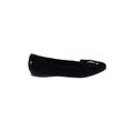 Jack Rogers Flats: Black Solid Shoes - Women's Size 9 1/2 - Almond Toe