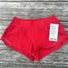 Lululemon Athletica Shorts | Lululemon Hotty Hot Short 2.5" Dark Red Size 10 Nwt Shorts | Color: Red | Size: 10