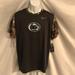 Nike Shirts | Nike Penn State University Dark Gray Camo Sleeve & Collar Athletic Cut Tee #305 | Color: Brown/Gray | Size: M